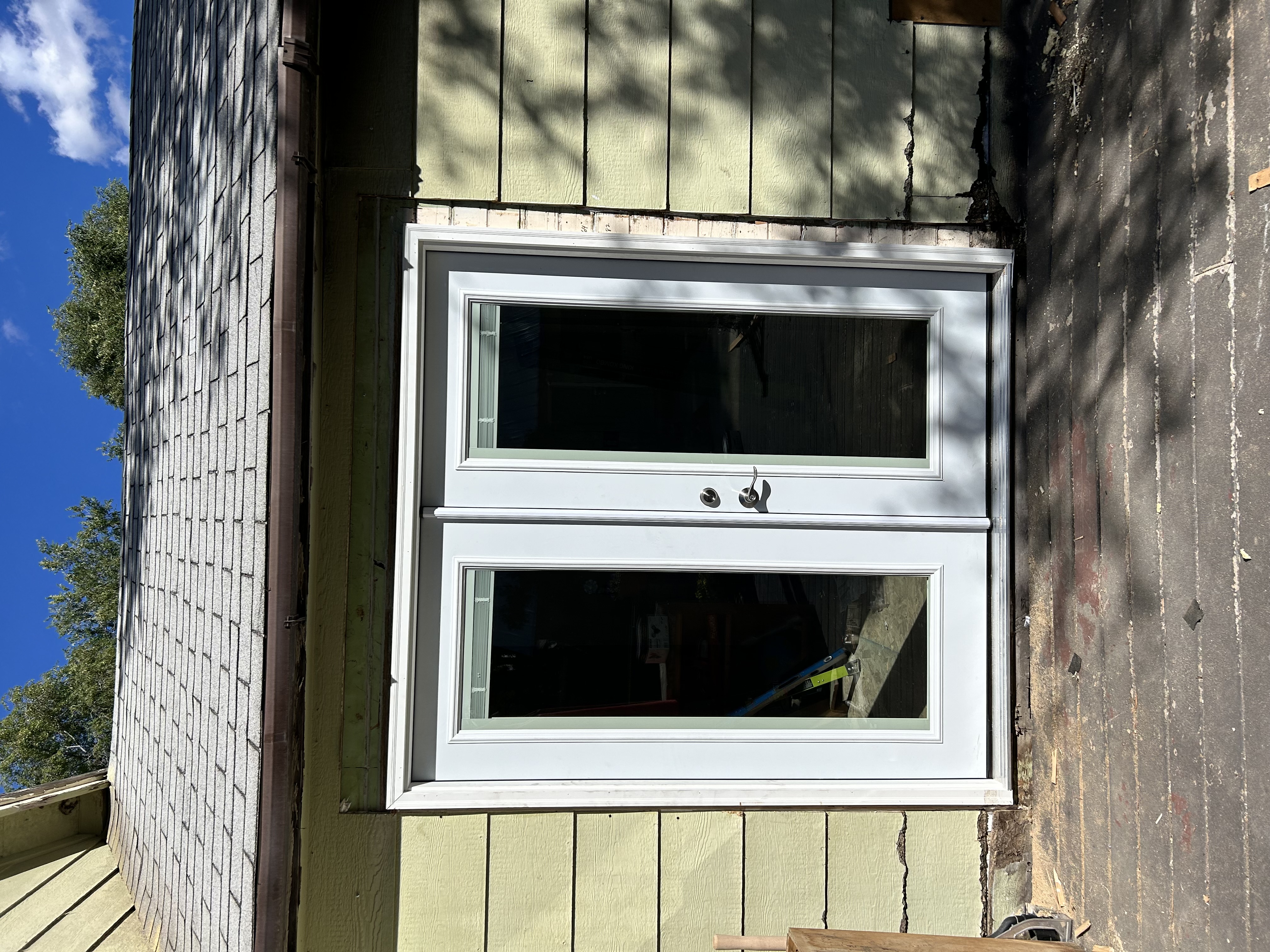 French door install – completed exterior